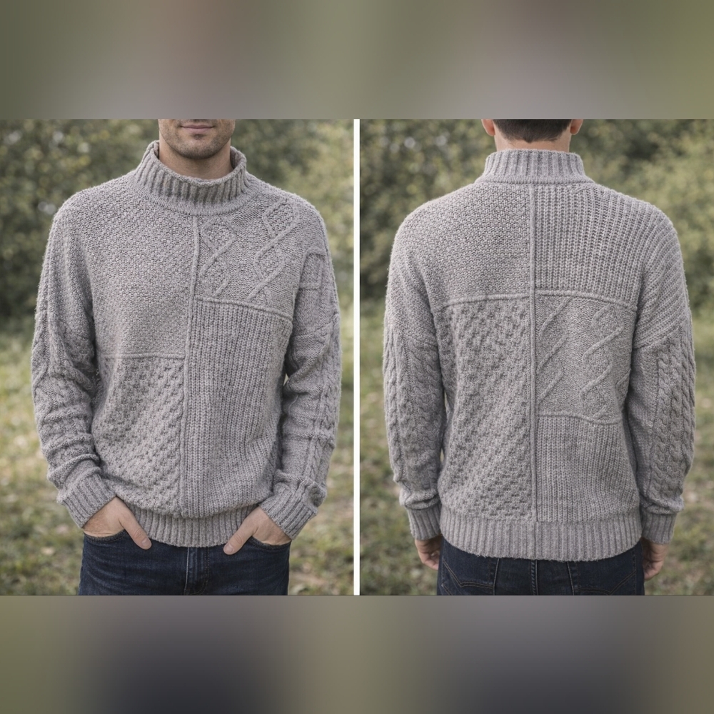 American Eagle Outfitters Gray‎ Turtleneck Sweater